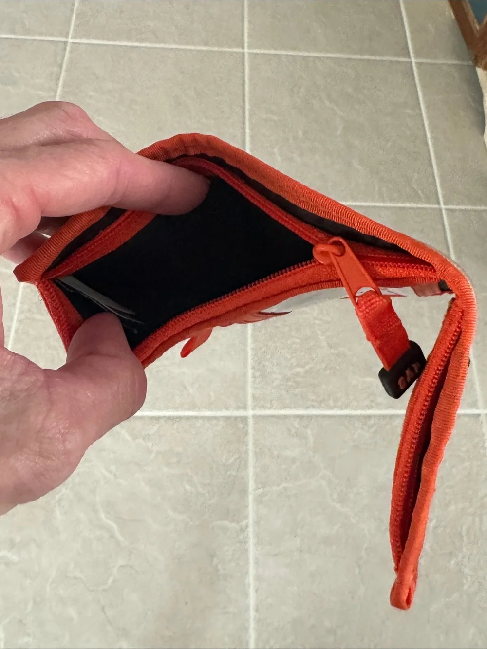 NEW - GAP Camouflage Wallet with Orange Trim